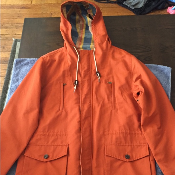 Lucky Brand Other - Orange Lucky Brand Water Resistant Fall Jacket